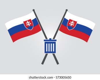 Slovakia Emblem Garbage Management