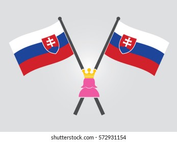 Slovakia Emblem Queen