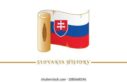 slovakia flag and slovakia history