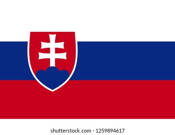 slovakia flag vector
