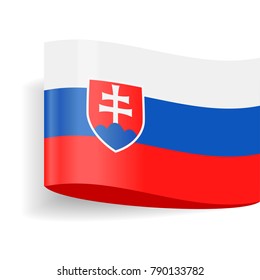Slovakia Flag Vector Icon - Illustration