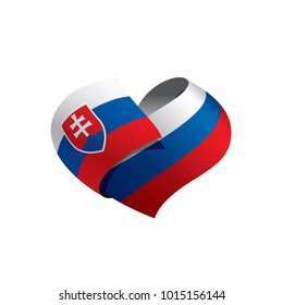 Slovakia flag, vector illustration
