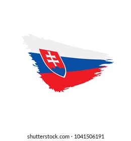Slovakia flag, vector illustration