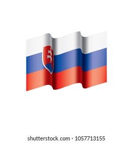 Slovakia flag, vector illustration