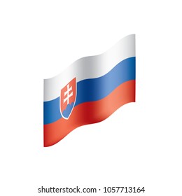 Slovakia flag, vector illustration