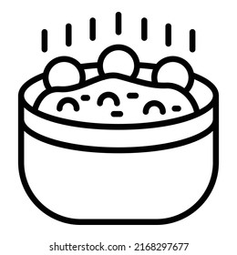 Slovakia food icon outline vector. Slovak emblem. Culture landmark