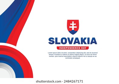 Slovakia Independence Day Background Design