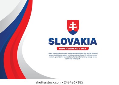 Slovakia Independence Day Background Design