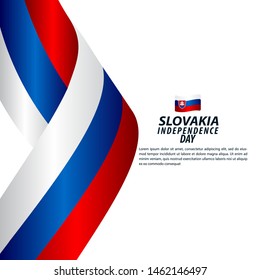 Slovakia Independence Day Celebration Vector Template Design Illustration