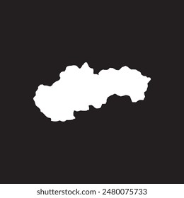 Slovakia map icon illustration vector design