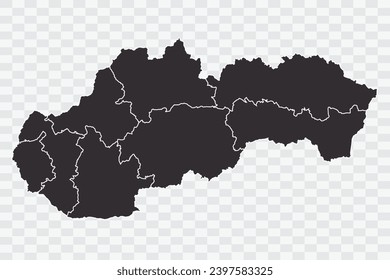 Slovakia Map iron Color on White Background quality files Png