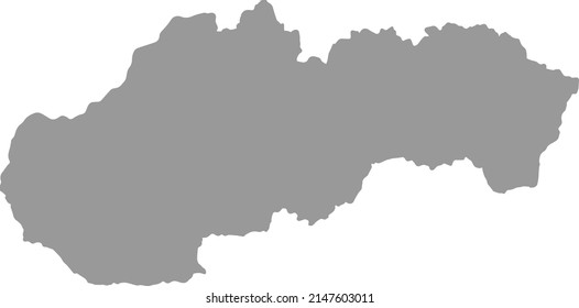 Slovakia map on  png or transparent  background,Symbols of Slovakia. vector illustration