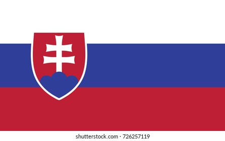 Slovakia national flag 