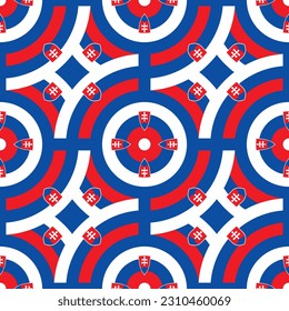 slovakia pattern. tracery design. abstract background. vector illustration