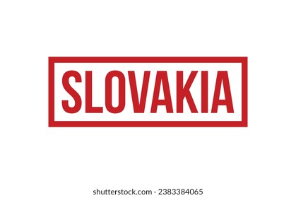 Vector de sellos de goma de Eslovaquia