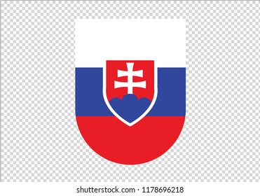 Slovakia shield national flag country symbol coat of arms