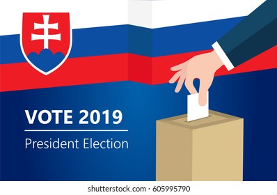 Slovakian democracy political process selecting president or parliament member with election and referendum freedom to vote