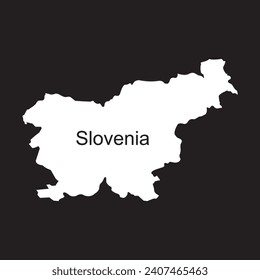 Diseño sencillo del mapa del país icono del vector