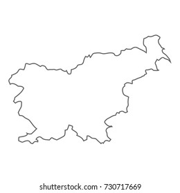 Slovenia Country Map Vector