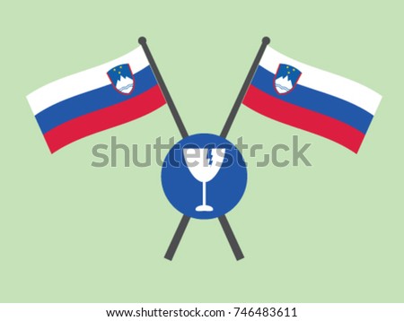Slovenia Emblem Fragile
