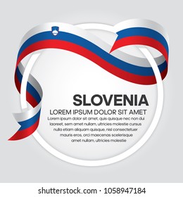 Slovenia flag background