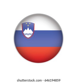 Slovenia flag button