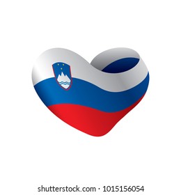 Slovenia flag, vector illustration