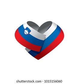 Slovenia flag, vector illustration