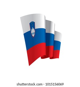 Slovenia flag, vector illustration