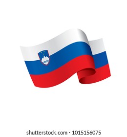 Slovenia flag, vector illustration