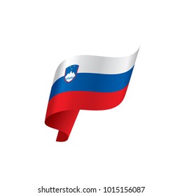 Slovenia flag, vector illustration