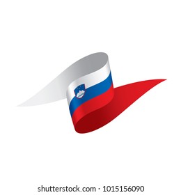 Slovenia flag, vector illustration
