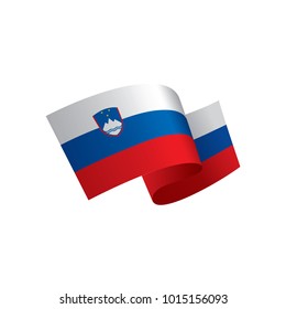 Slovenia flag, vector illustration