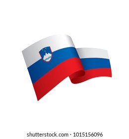 Slovenia flag, vector illustration