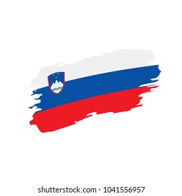 Slovenia flag, vector illustration