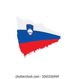 Slovenia flag, vector illustration
