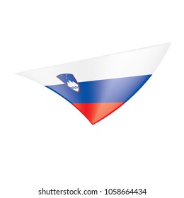 Slovenia flag, vector illustration