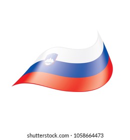 Slovenia flag, vector illustration