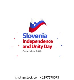 Slovenia Independence and Unity Day Vector Template Design Illustration