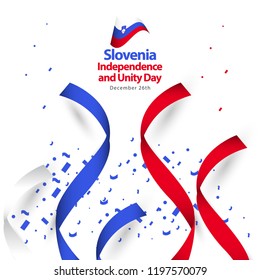 Slovenia Independence and Unity Day Vector Template Design Illustration