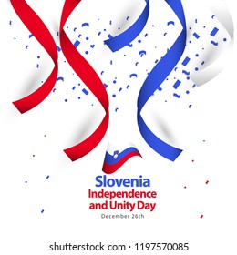 Slovenia Independence and Unity Day Vector Template Design Illustration
