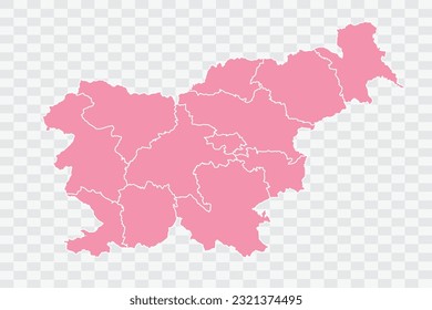 Slovenia Map Rose Color Background quality files png