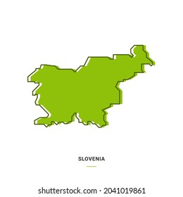 3,090 Slovenia outline Images, Stock Photos & Vectors | Shutterstock