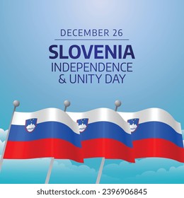 Slovenia Pride. Vector Design Template for Independence and Unity Day Celebrations. Vector EPS 10 Included.