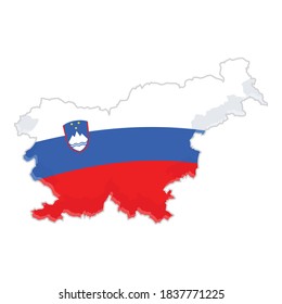Slovenia teritory icon. Cartoon of Slovenia teritory vector icon for web design isolated on white background