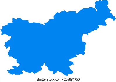 Slovenia Vector Map