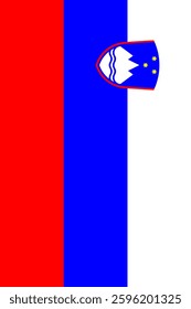 Slovenia Vertical Flag, Vertical Flag Slovenia
