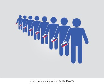 Slovenia Voter Queue