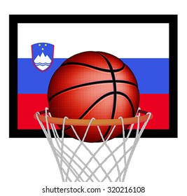 Slovenian basketball, vector