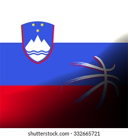 Slovenian basketball, vector